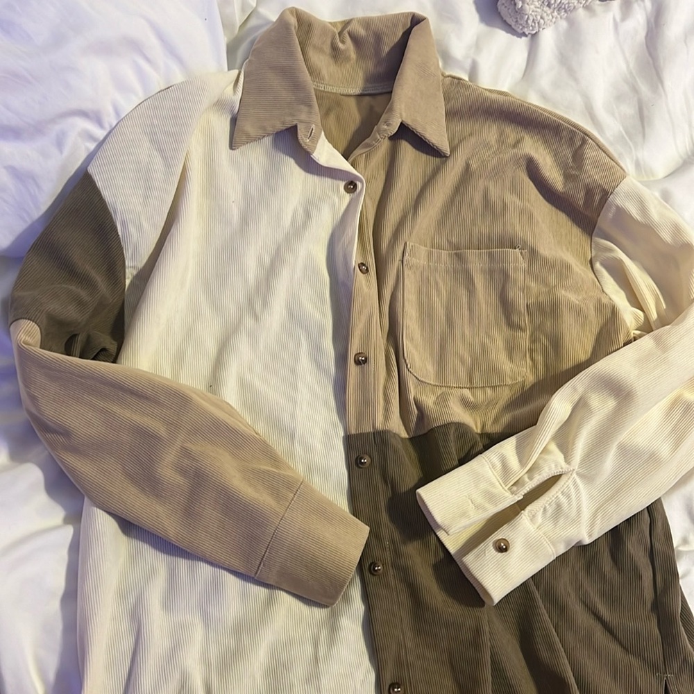 Over coat/blouse, multi colored